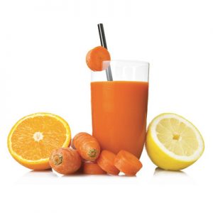 Orange, carrot, lemon