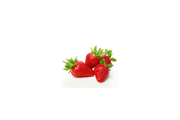 Strawberry with fruit pieces