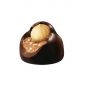 Chocolate with hazelnuts pieces