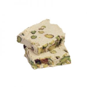 Nougat with green pistachios