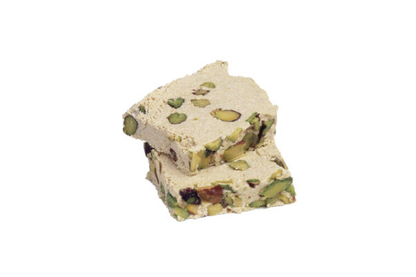 Nougat with green pistachios