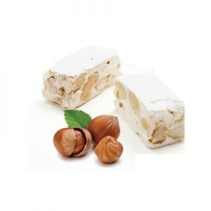 Nougat with hazelnuts