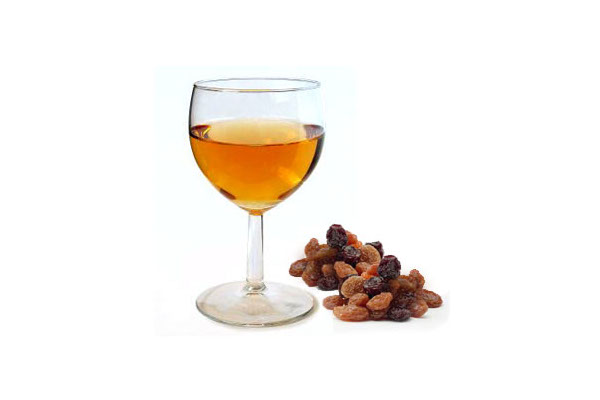 Marsala wine with raisins
