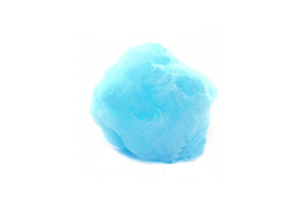 Blue cotton candy paste